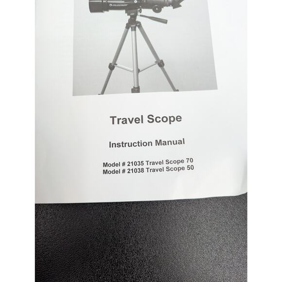 Celestron Travel Scope 50 Portable Telescope with Tripod & Backpack Model 21038 - Picture 5 of 5
